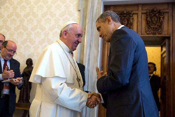 Paven og obama  the Vatican  March 27  2014  wikimedia